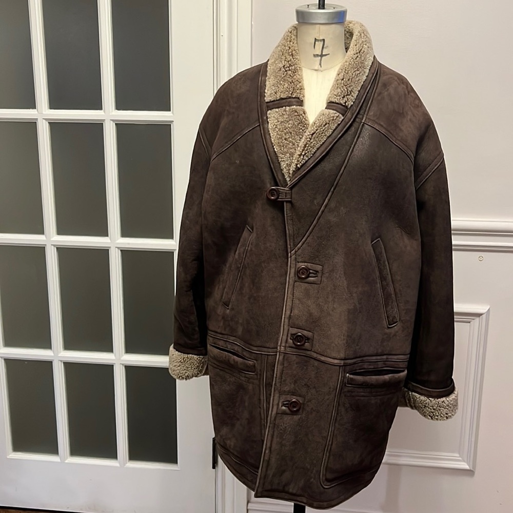 Shearling leather jacket